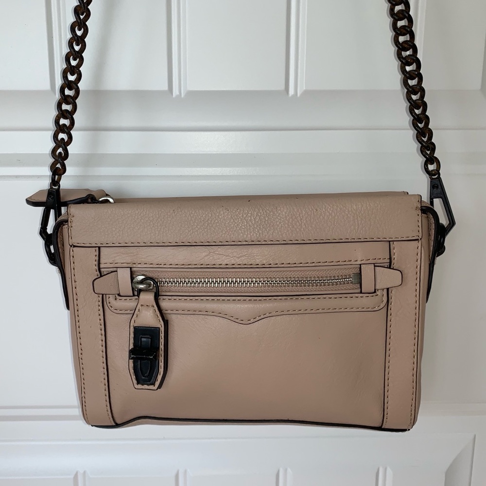 rebecca minkoff cross body blush purse
